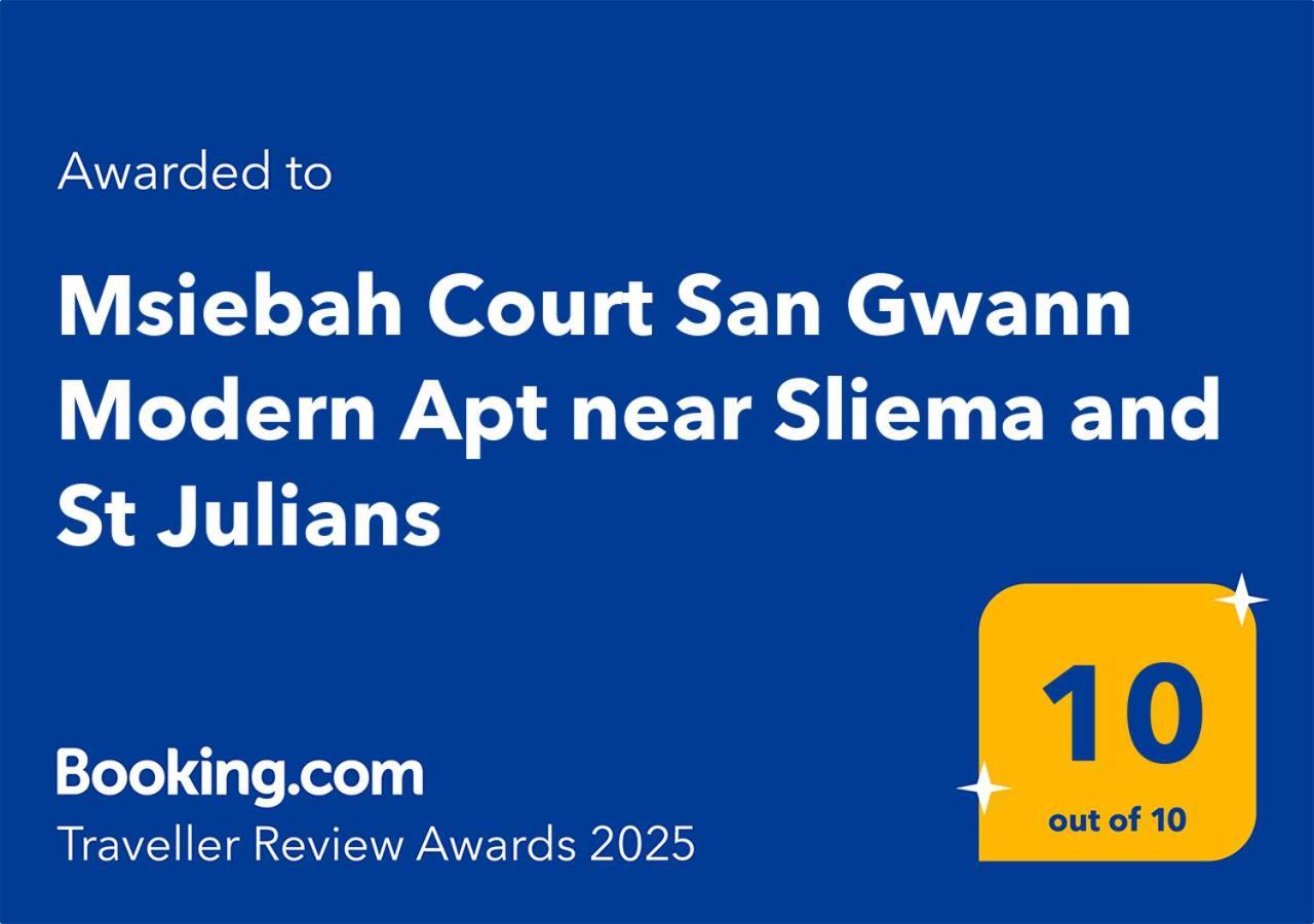 Msiebah Court San Gwann Modern Apt Near Sliema And St Julians San Ġwann Exterior foto